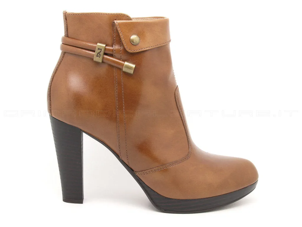 Nero Giardini tronchetti con zip