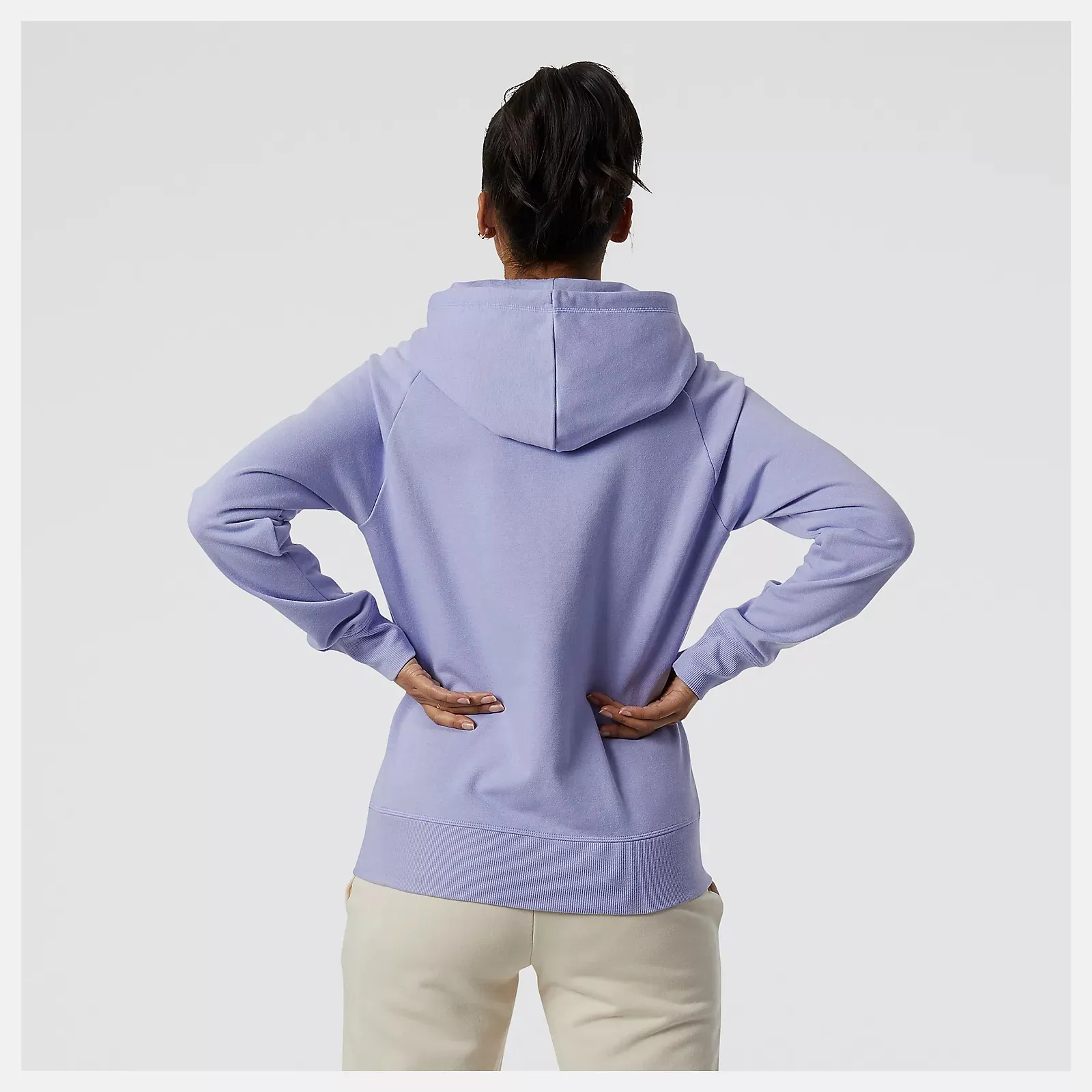 New Balance Essentials Pullover Hoodie Felpa Donna