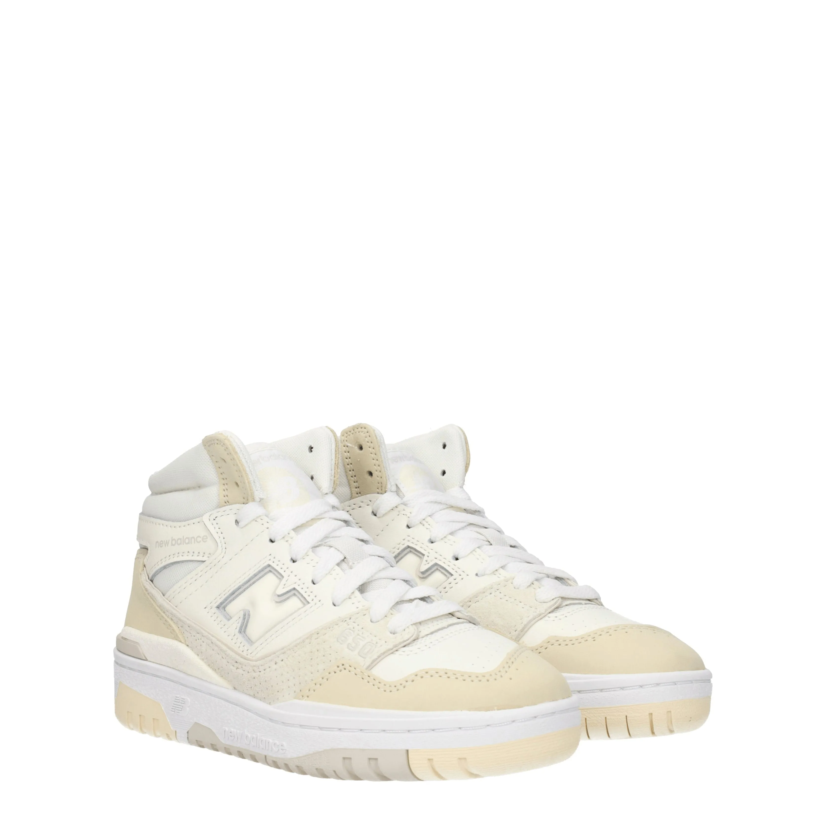 New Balance Sneakers 650 Donna Pelle Bianco/Noce
