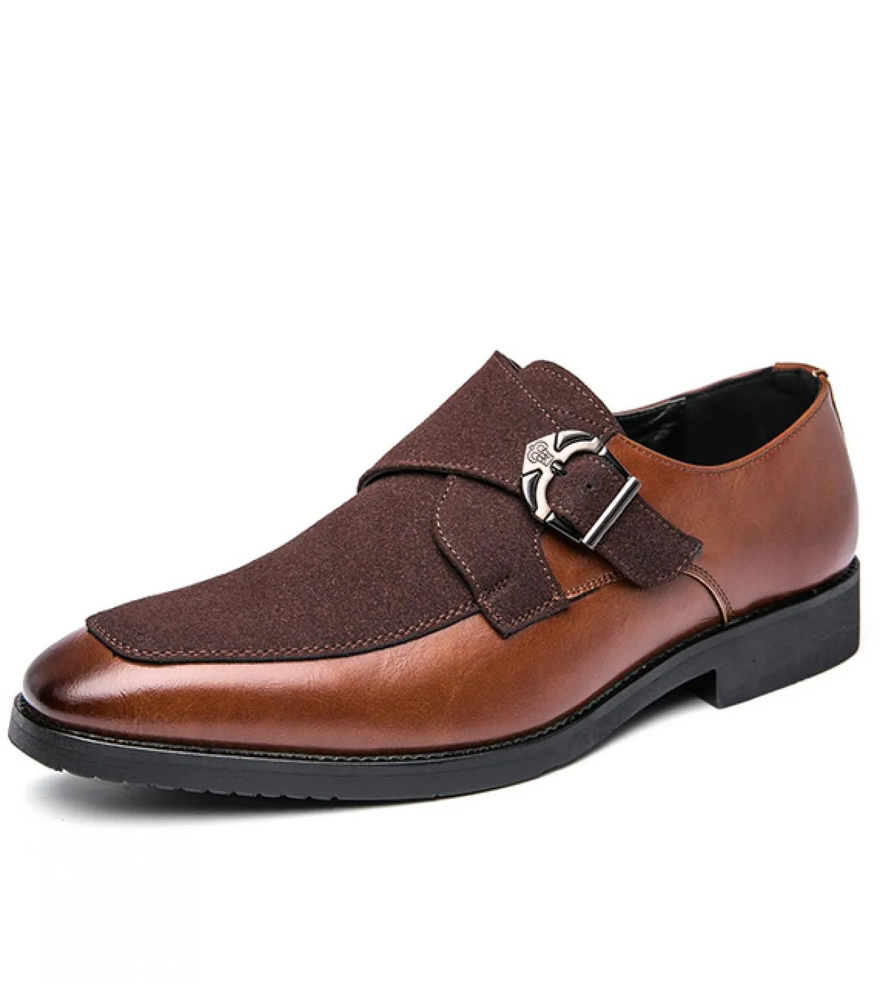 Nuove scarpe da uomo Mocassini in pelle casual Scarpe con cinturino da monaco da uomo Scarpe da uomo senza lacci da uomo Festa d