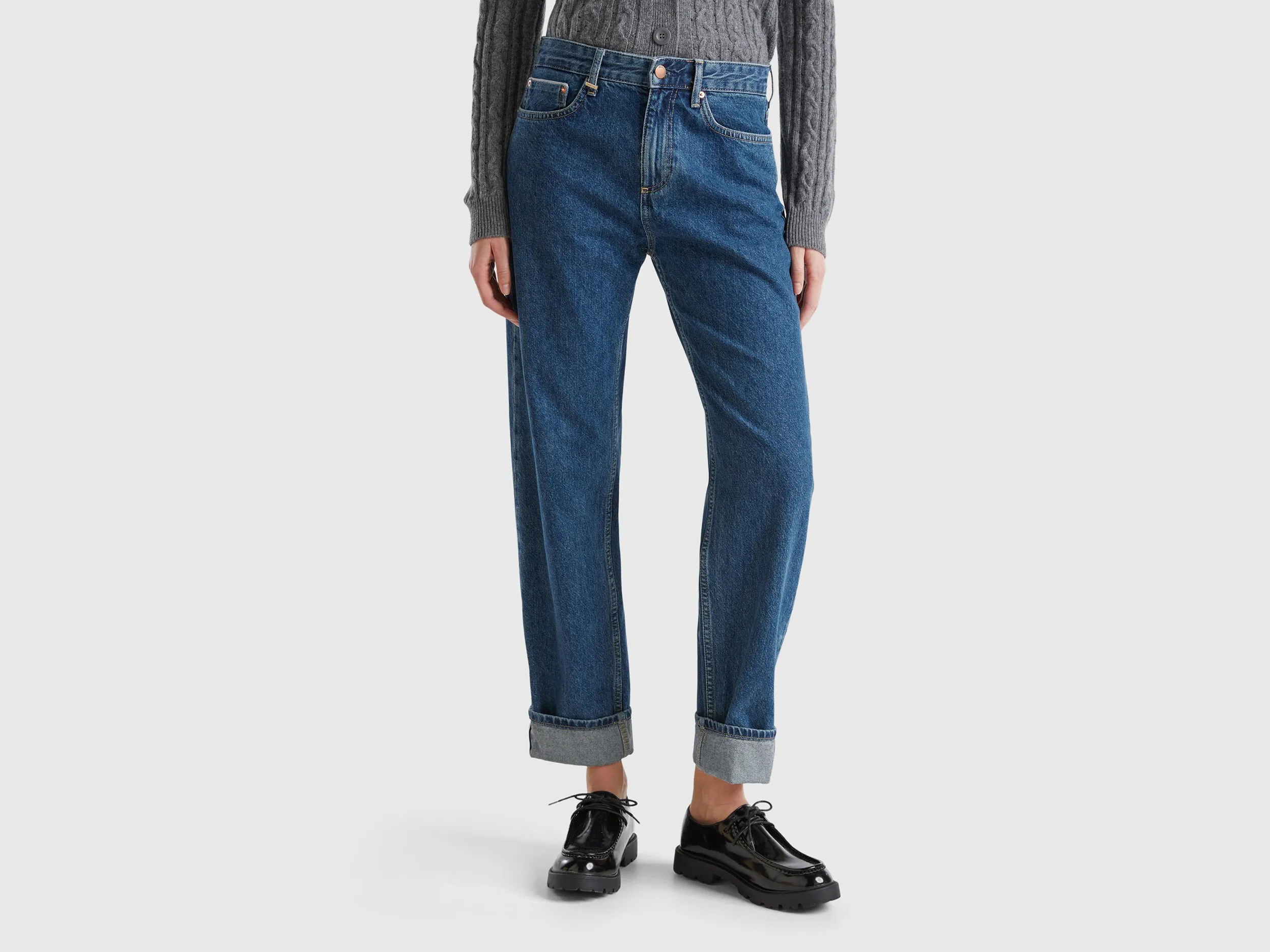 Nuovi arrivi Jeans straight con risvolto
