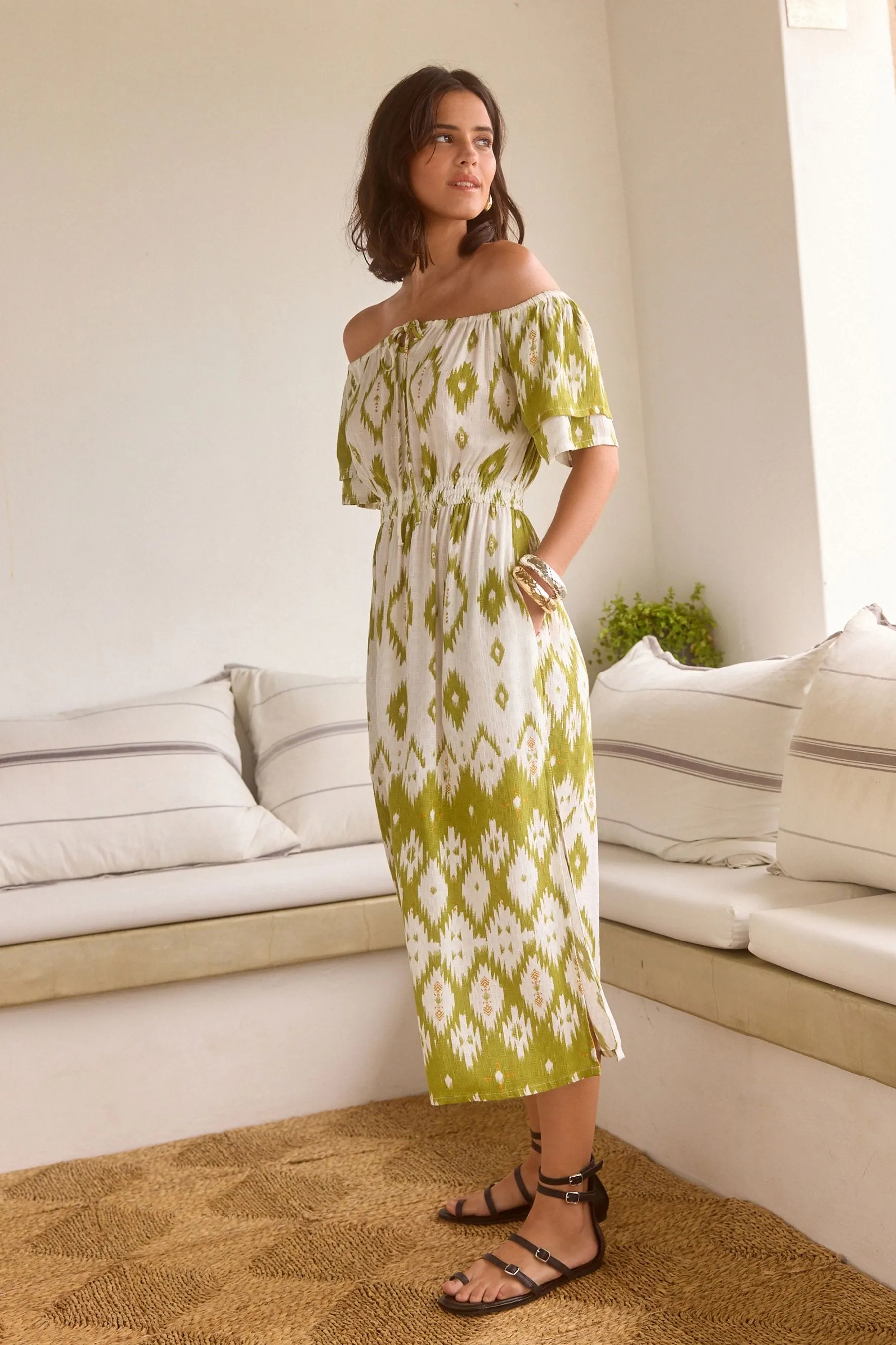Off Shoulder Summer Vestito    