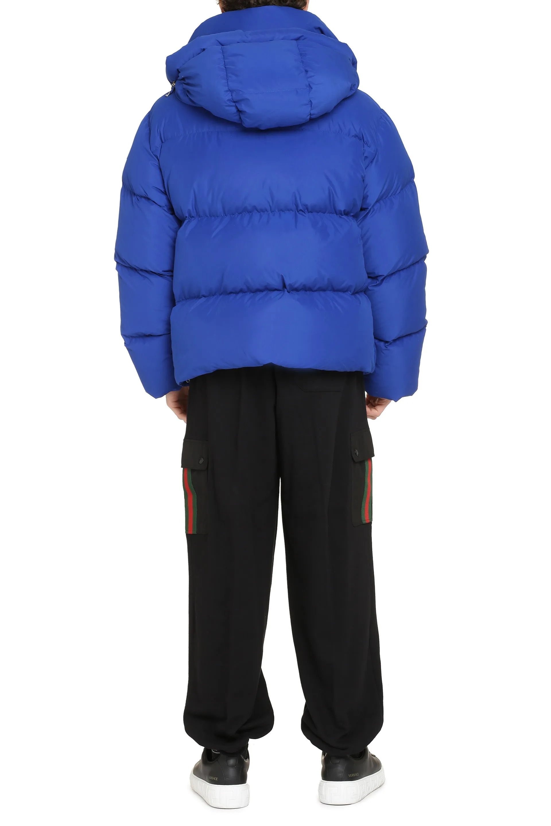 Off-White Piumino full-zip con cappuccio