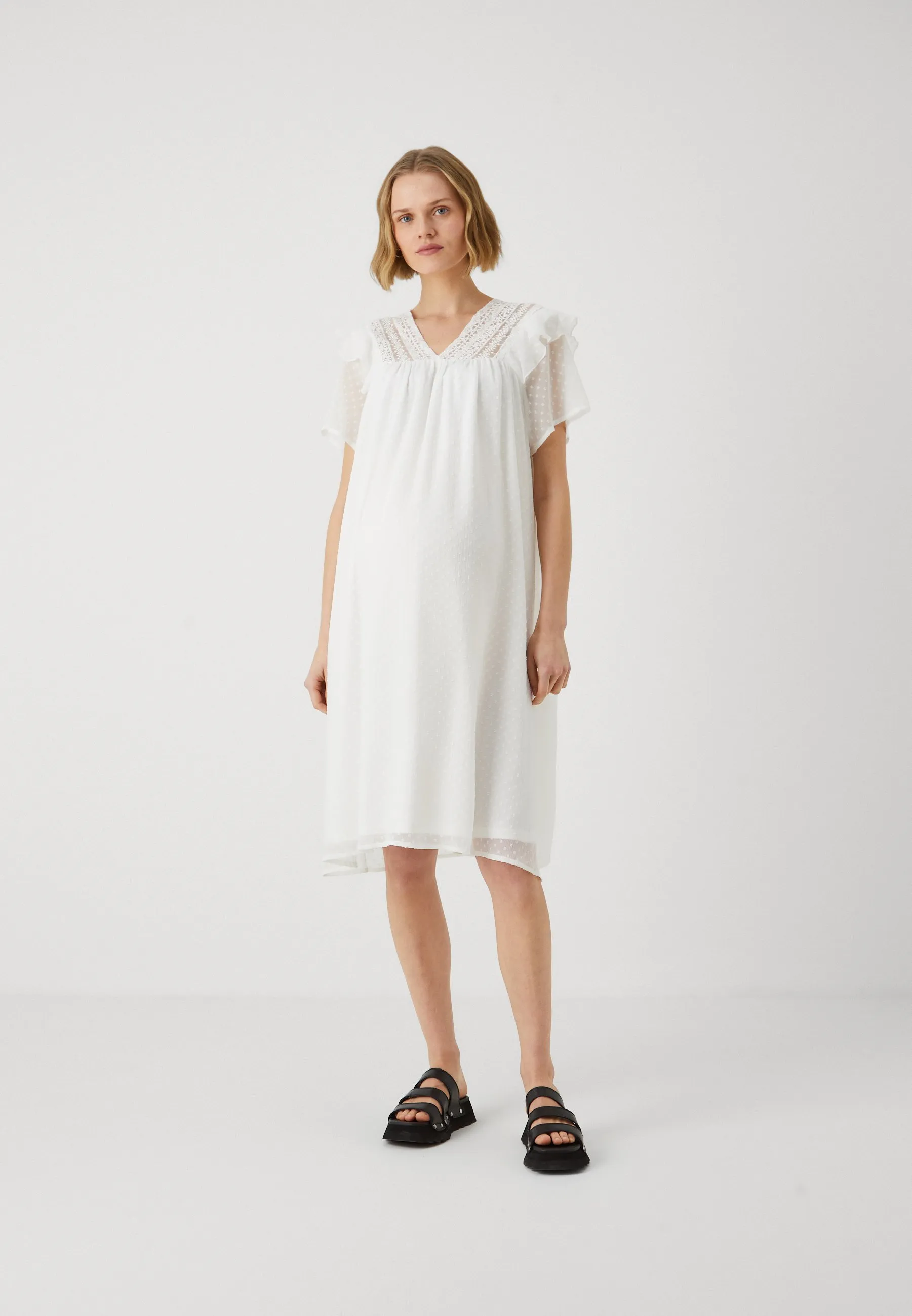 OLMFALLINE V NECK DRESS - Vestito estivo