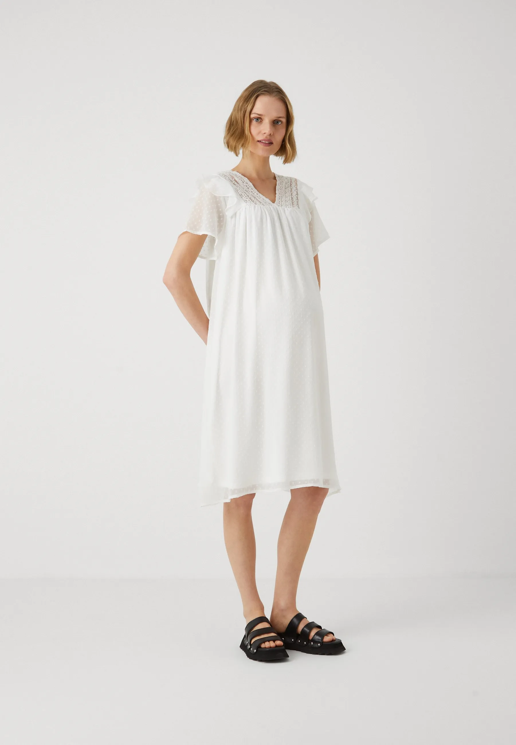 OLMFALLINE V NECK DRESS - Vestito estivo