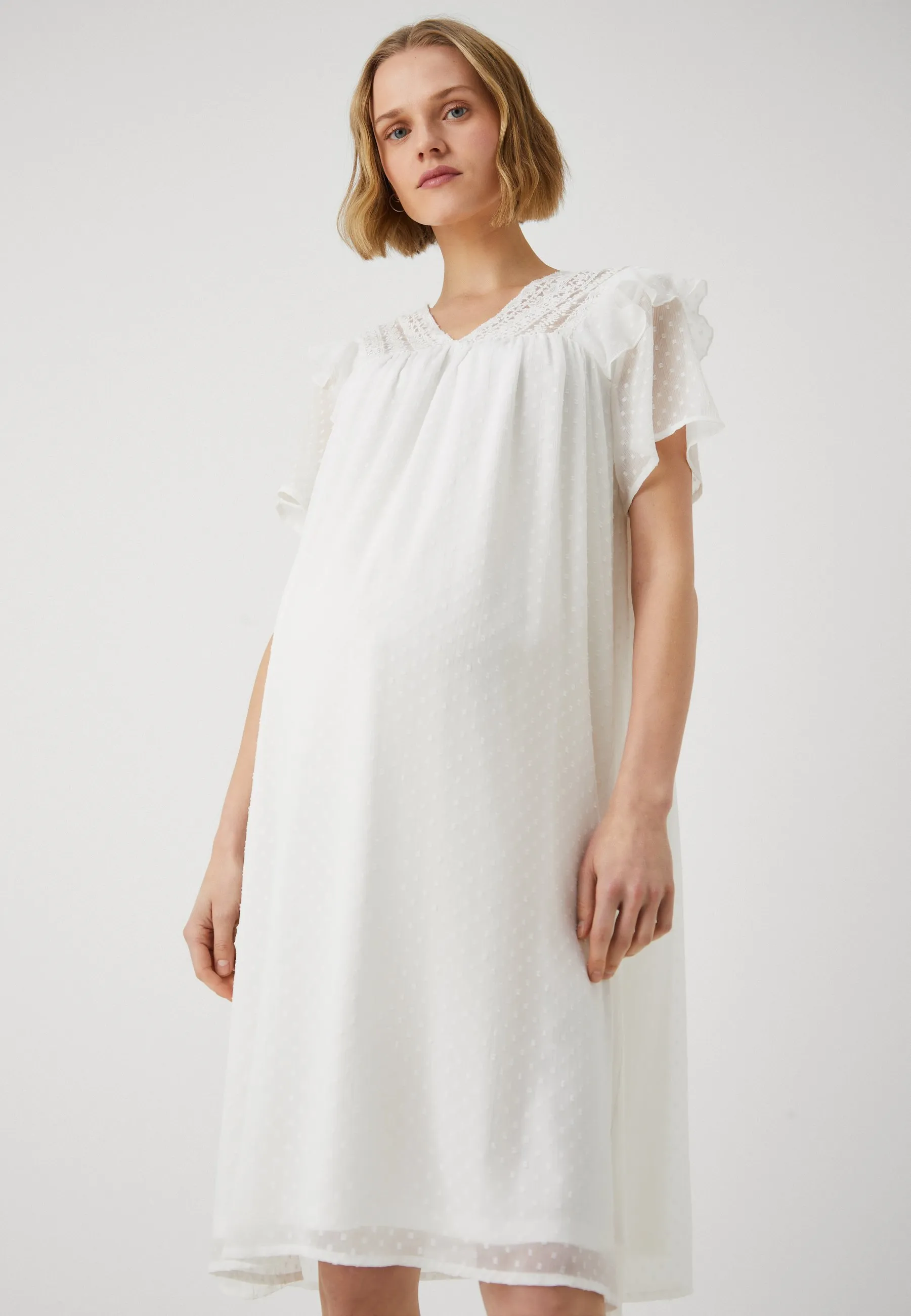 OLMFALLINE V NECK DRESS - Vestito estivo