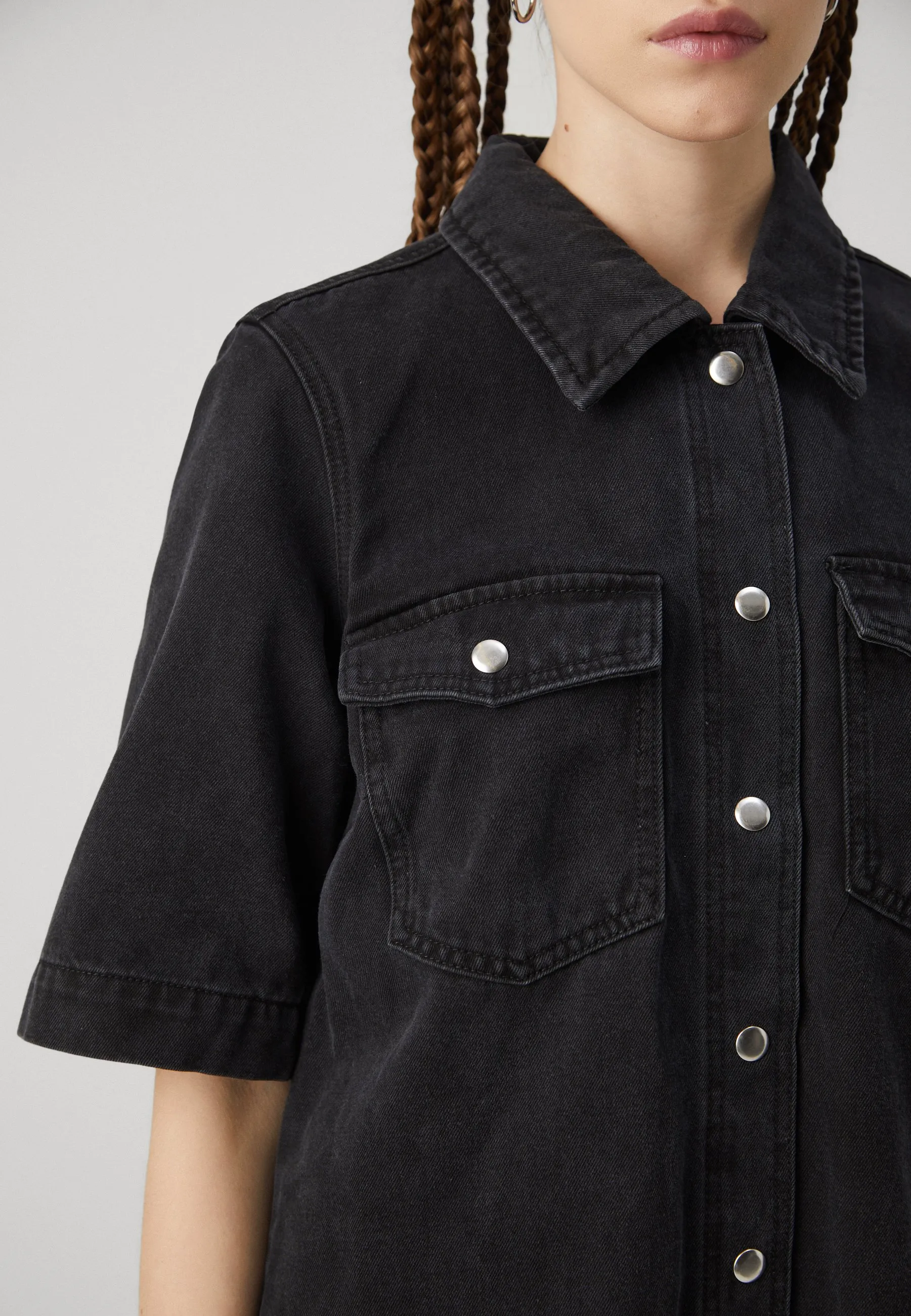 ONLBELLE BUTTON DRESS - Vestito di jeans