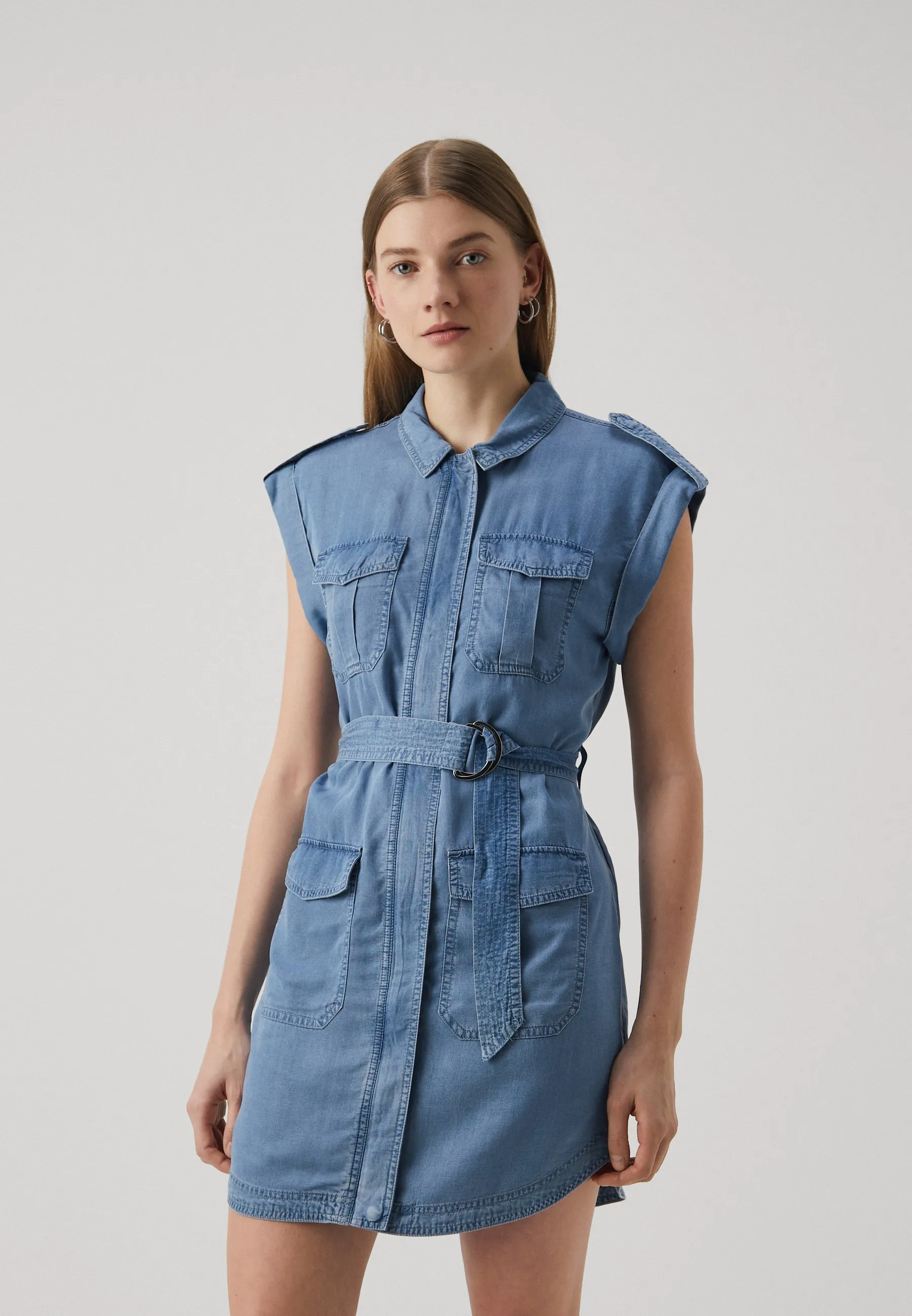 ONLFRANCO CARGO DRESS - Vestito di jeans