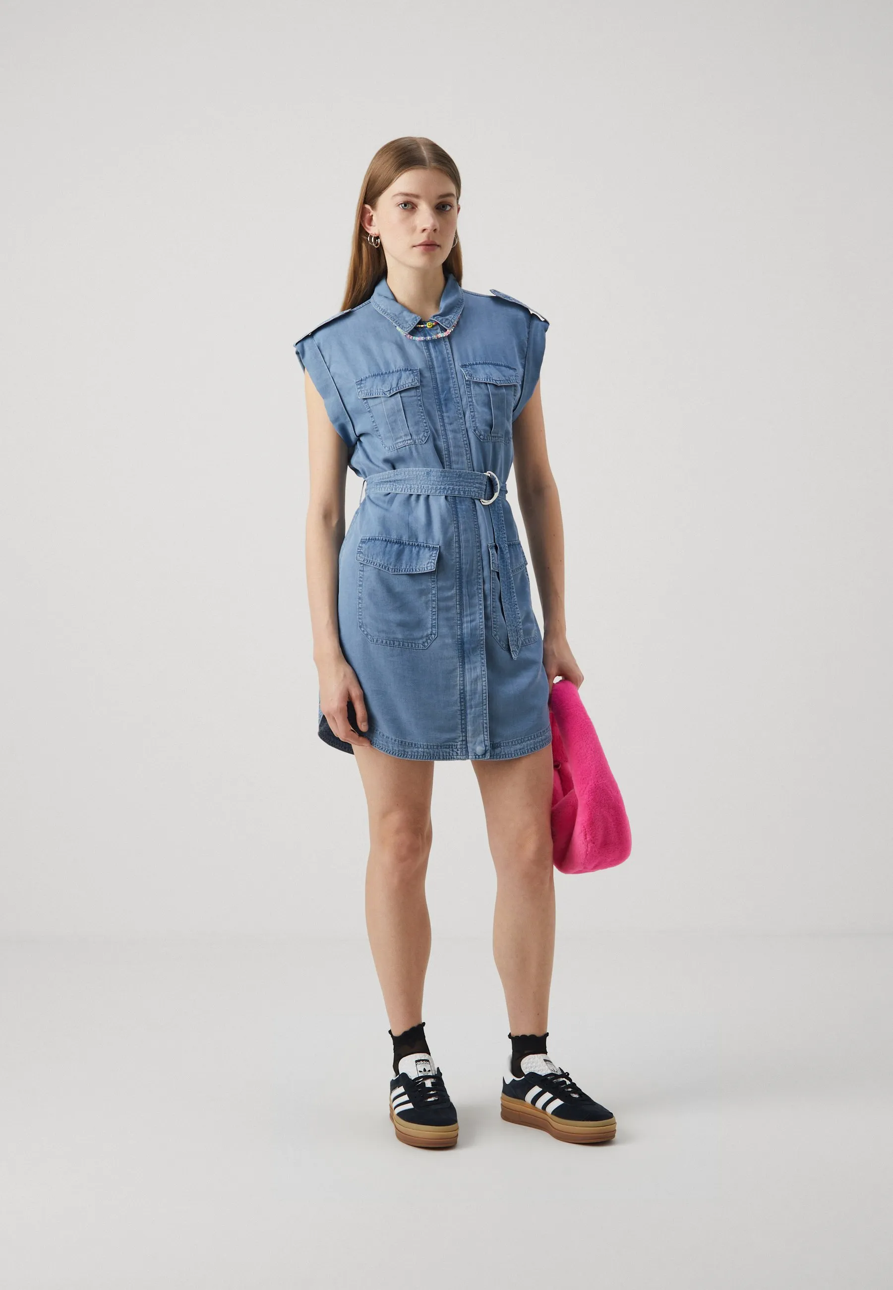 ONLFRANCO CARGO DRESS - Vestito di jeans