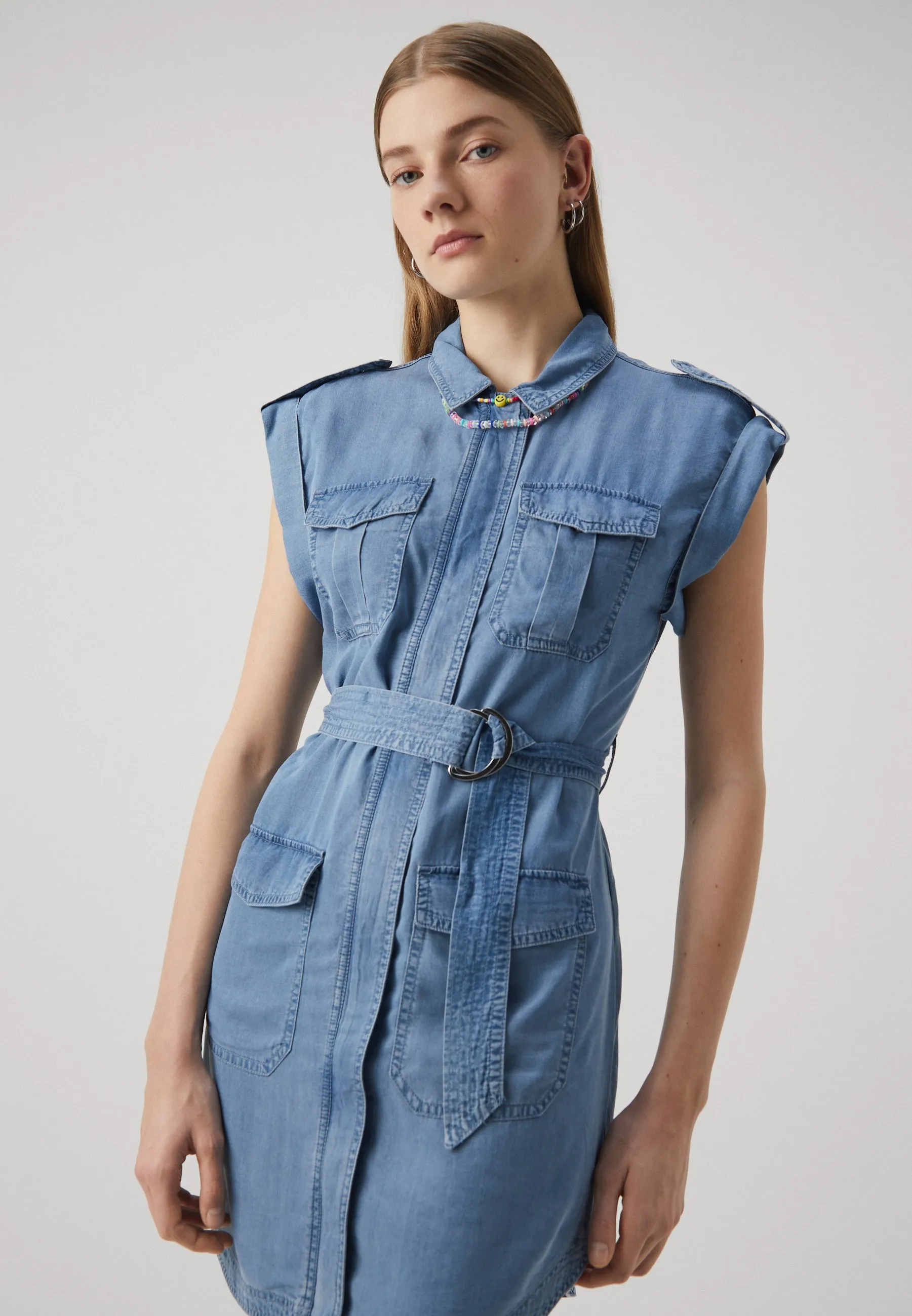 ONLFRANCO CARGO DRESS - Vestito di jeans