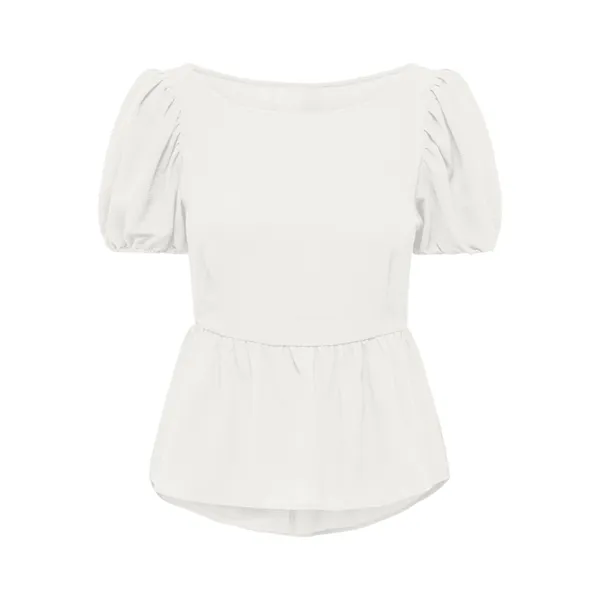 ONLY - maglia mezza manica con fiocco