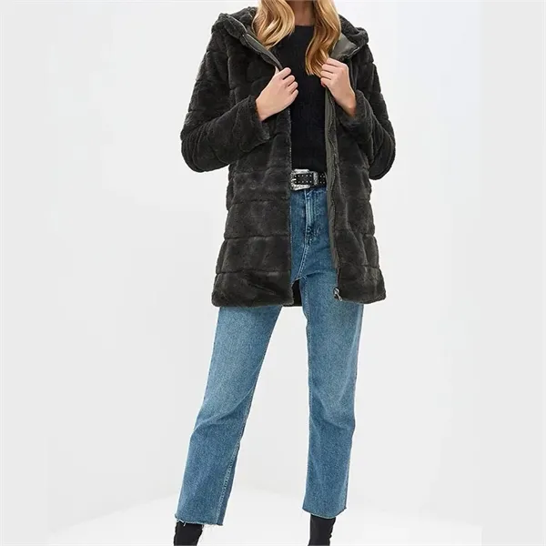 ONLY - pellicia donna con cappuccio onlNew Martina