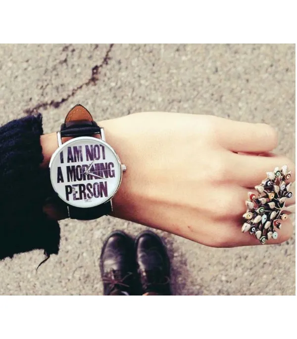 Orologio I'm Not a Morning Person