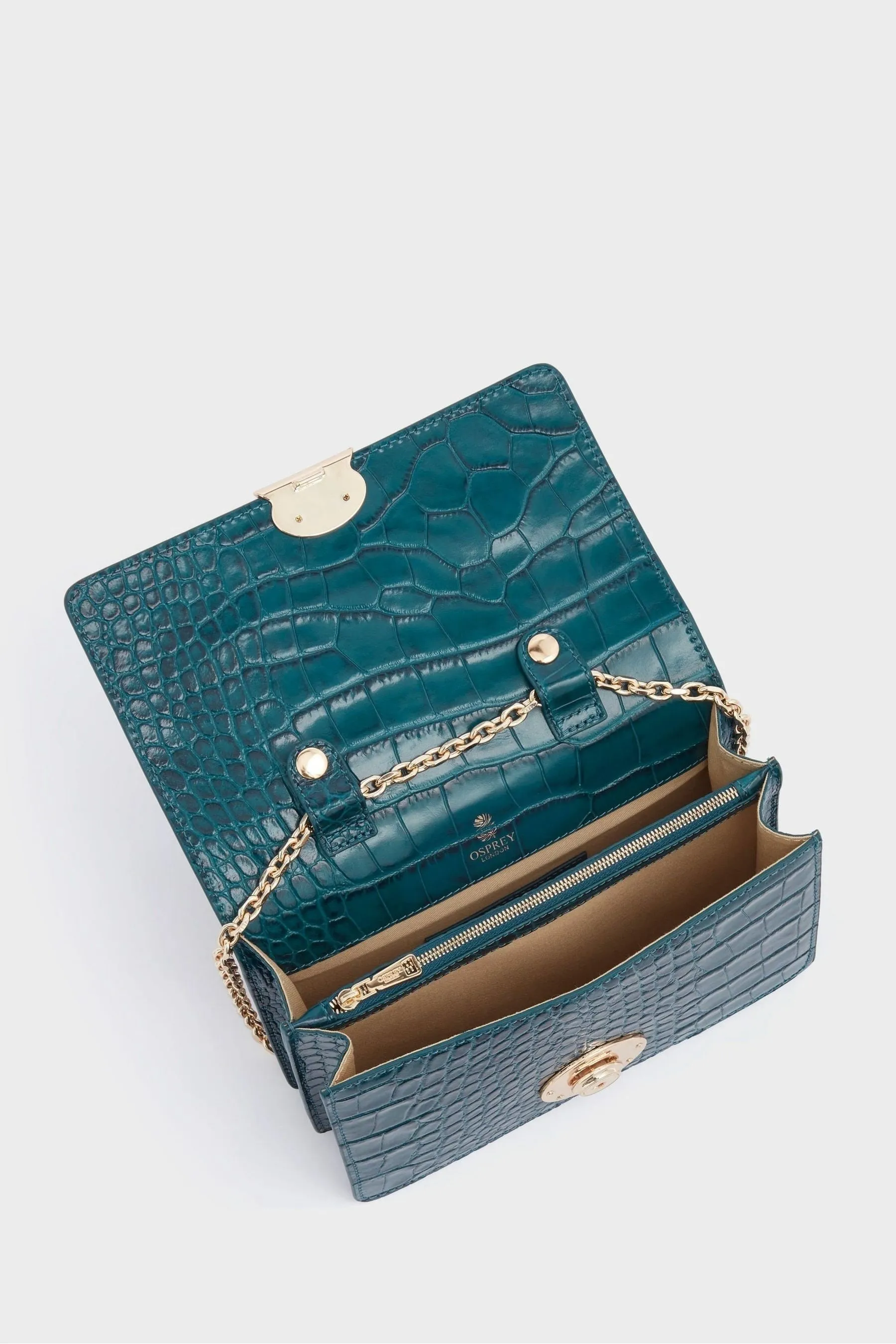 OSPREY LONDON - Wentworth - Pochette in pelle italiana