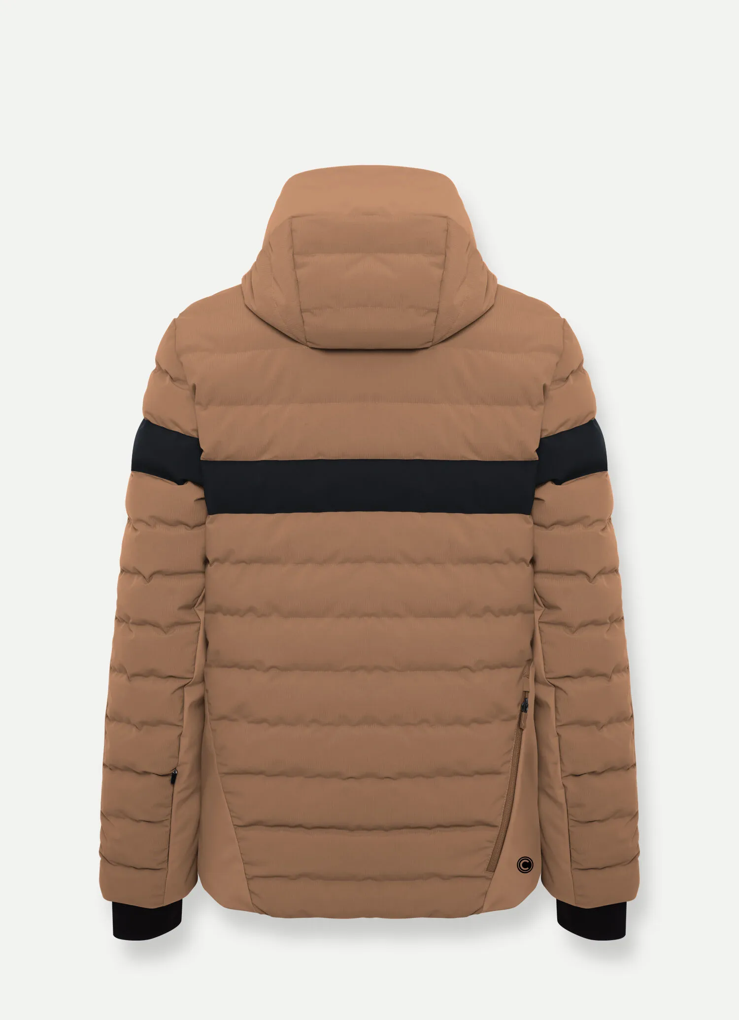 Padded ski jacket with hood