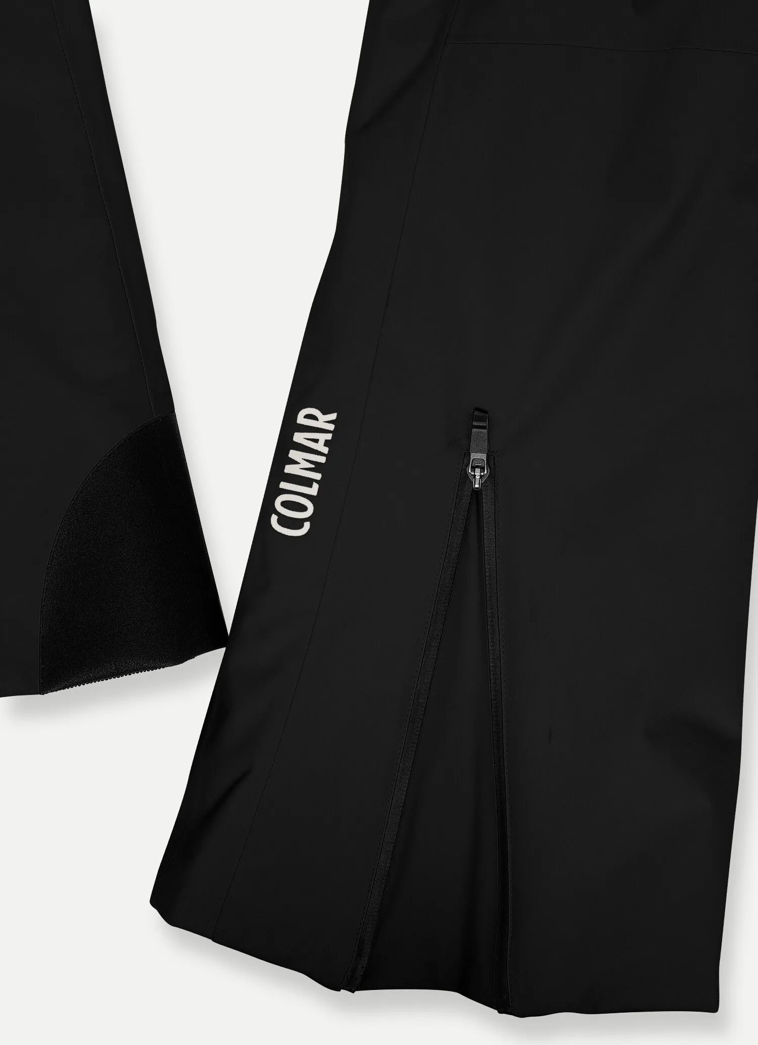 Padded ski pants with adjustable waist