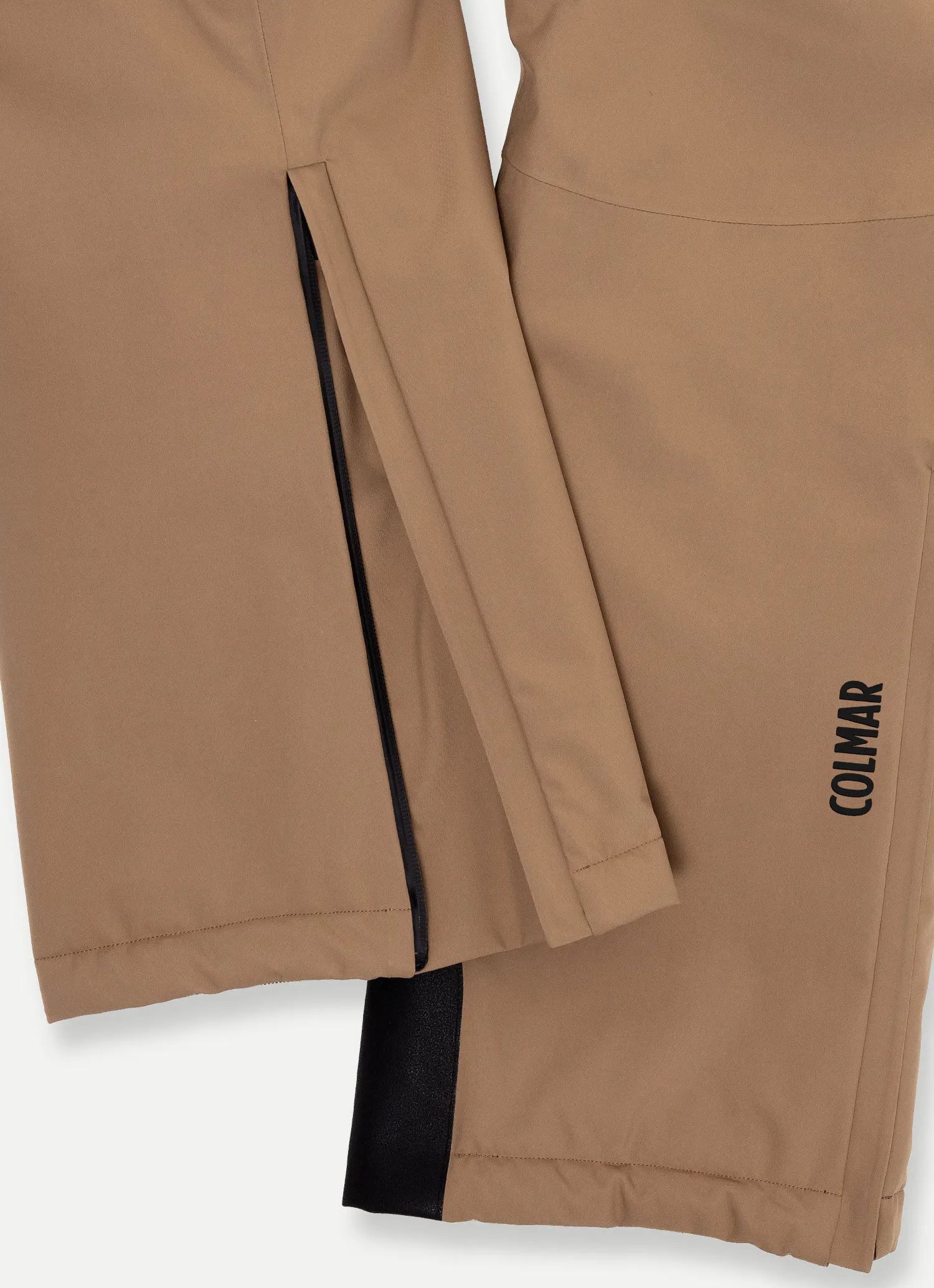 Padded ski trousers with side pockets