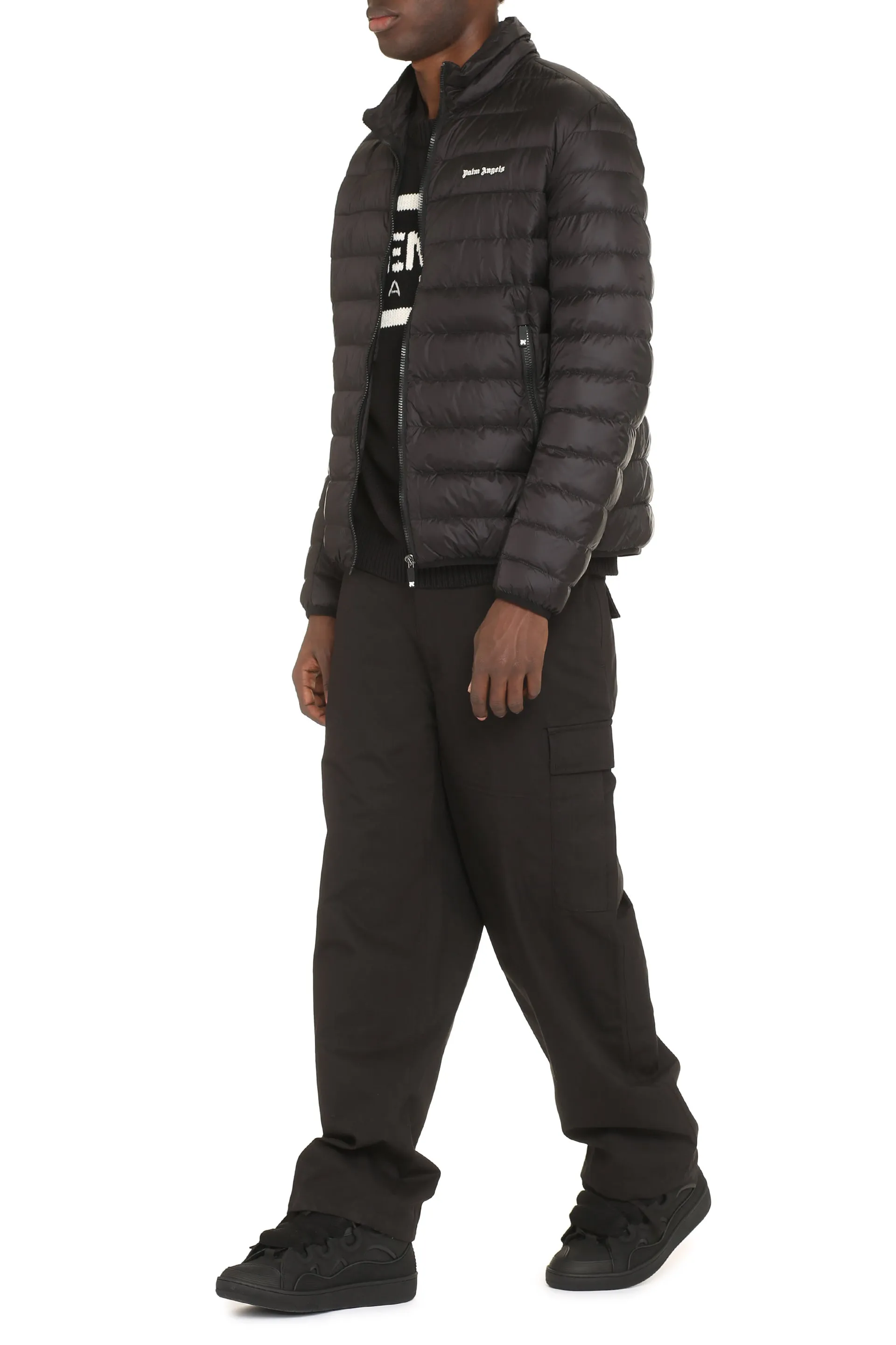 Palm Angels Piumino con chiusura a zip