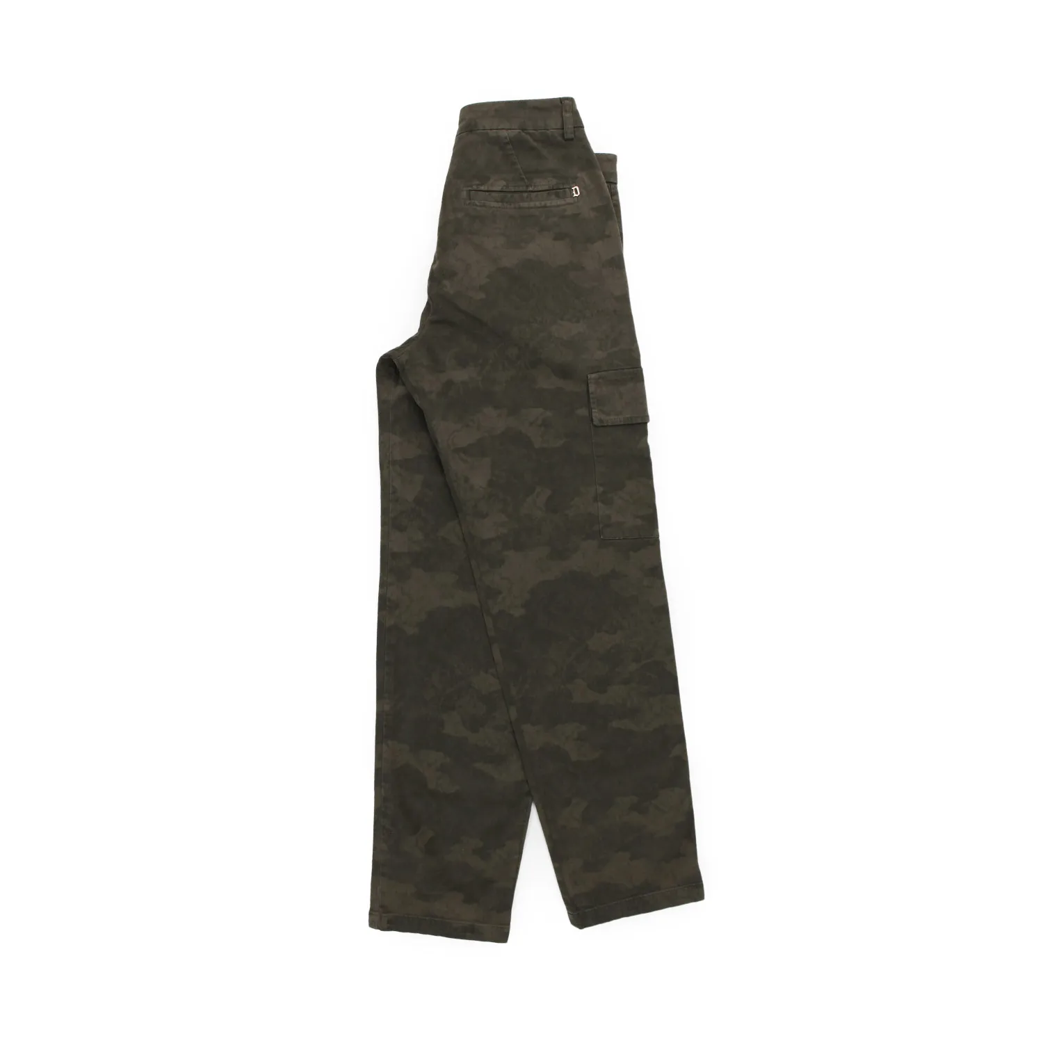 Pantalone Cargo Verde Militare Bambino E Ragazzo