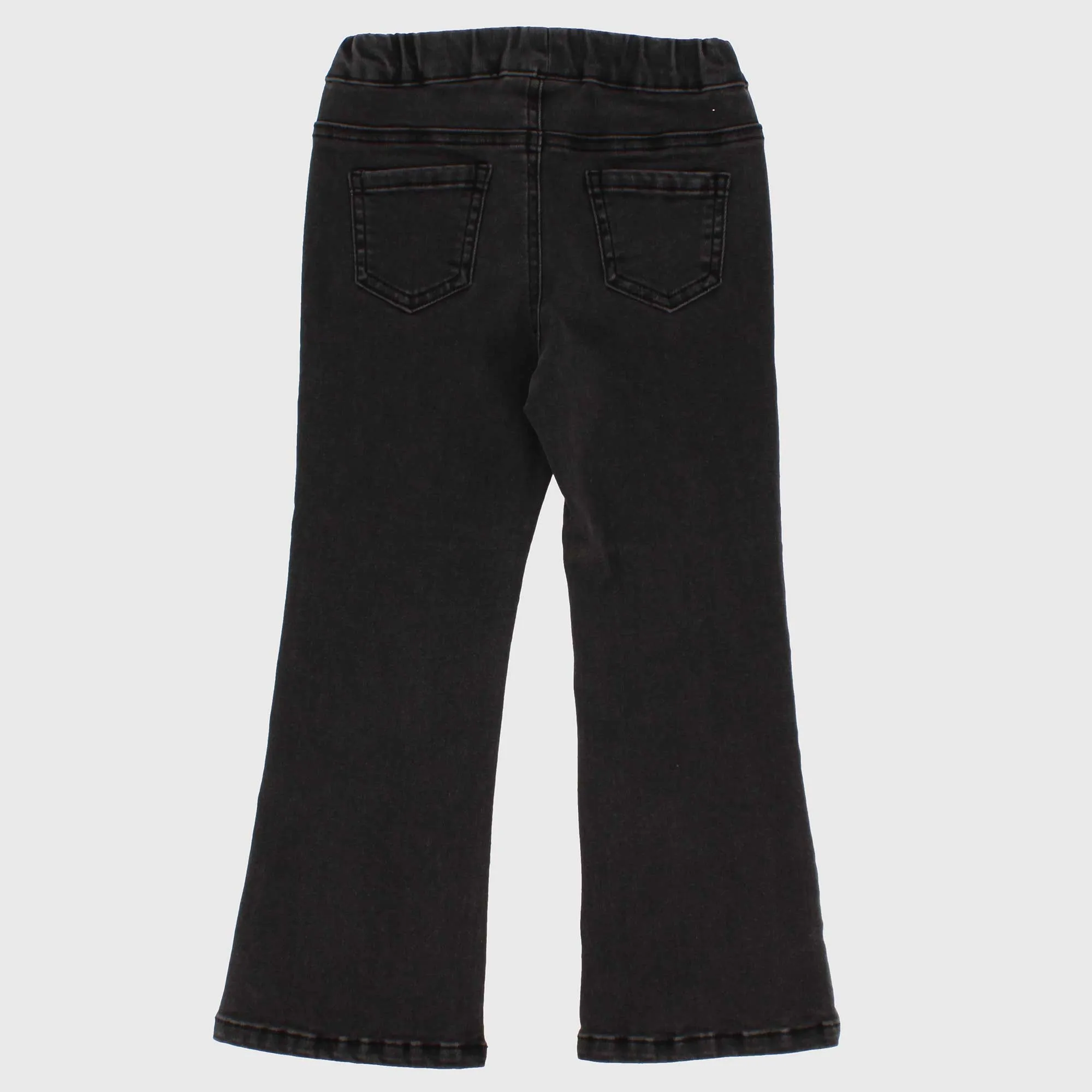 Pantalone in jeans da bambina, nero                                 
