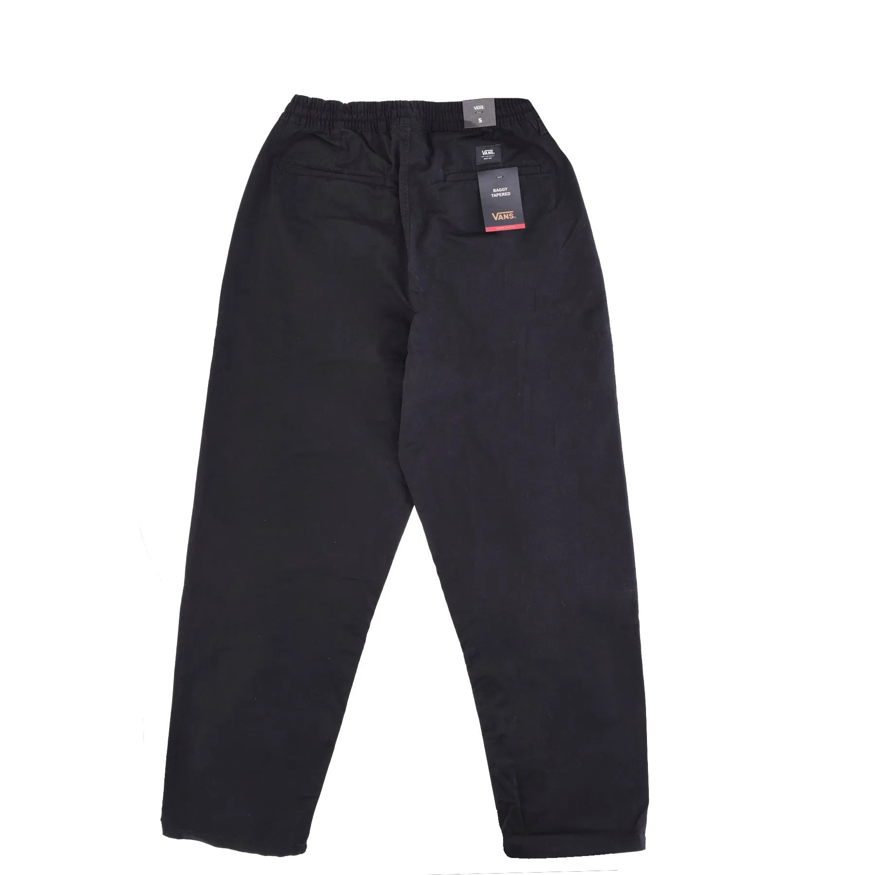 Pantalone Lungo Uomo Range Baggy Tapered Elastic Waist Pant Black