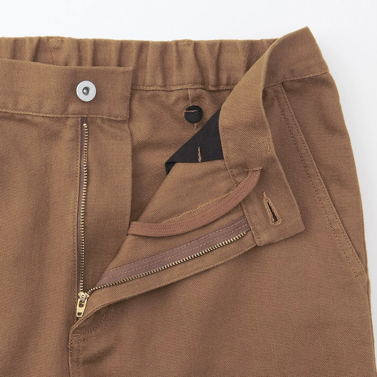 Pantaloni a Gamba Larga in Tela Mista a Kapok da Uomo
