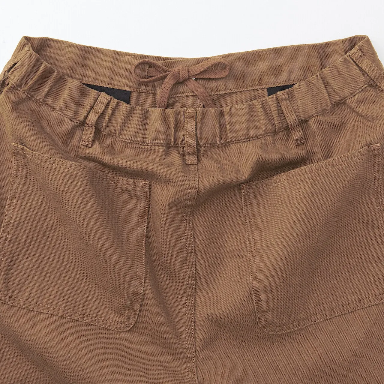 Pantaloni a Gamba Larga in Tela Mista a Kapok da Uomo