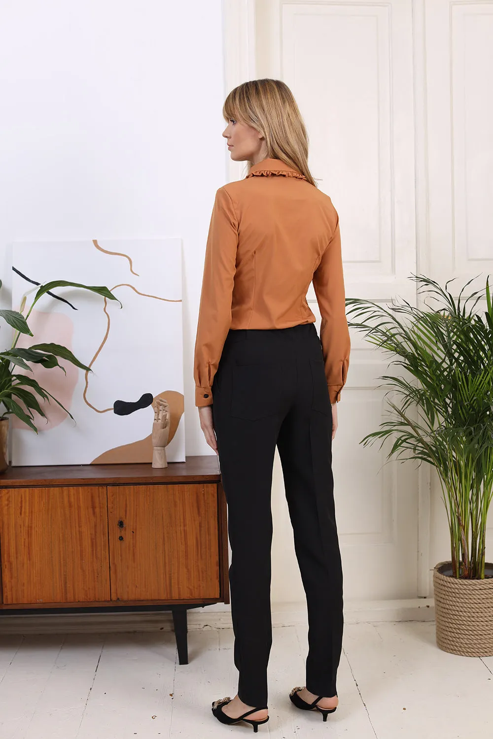 Pantaloni da donna model 154277 Eteria Colour Mist