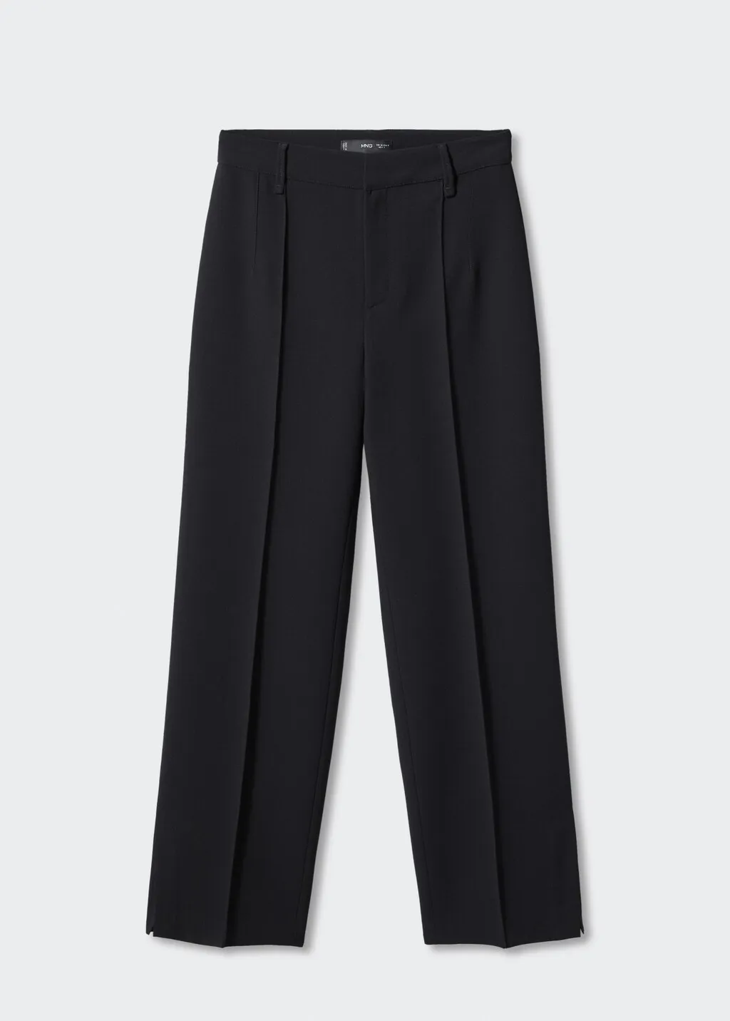 Pantaloni dritti spacchi