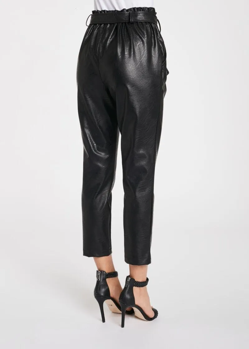Pantaloni effetto pelle