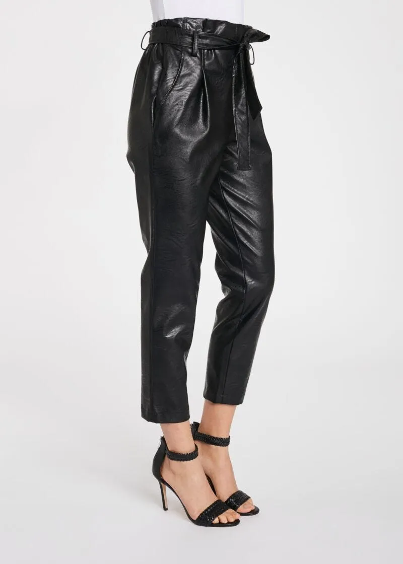 Pantaloni effetto pelle