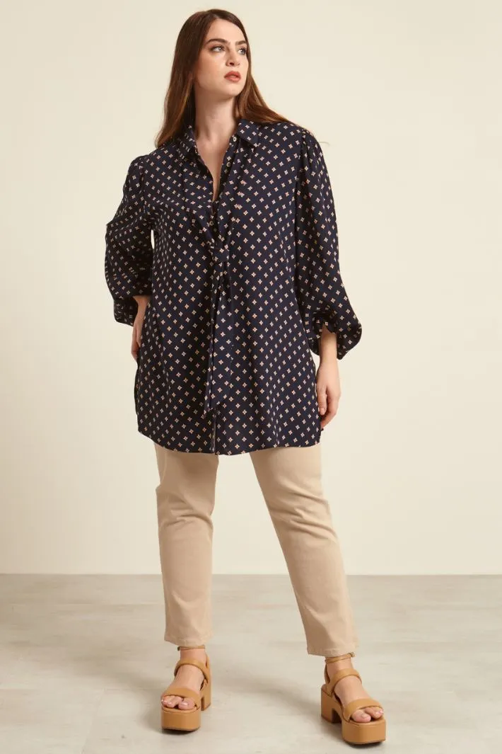 Pantaloni in cotone stretch