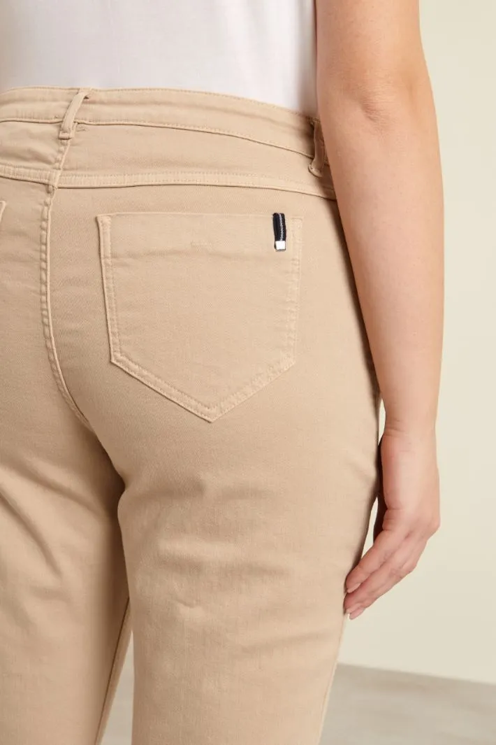 Pantaloni in cotone stretch