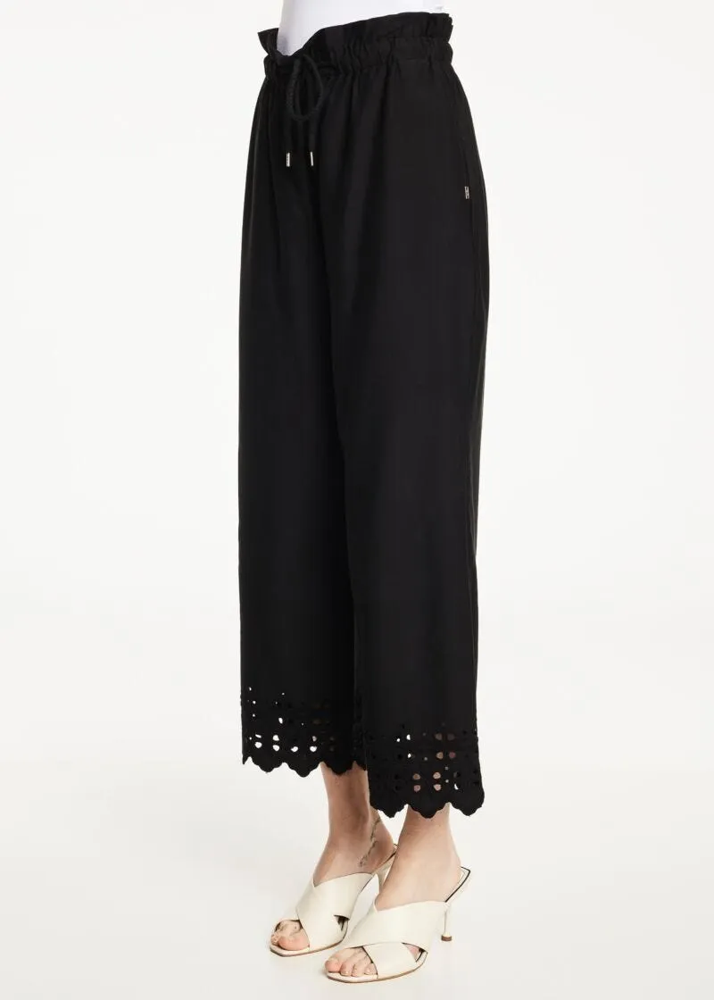 Pantaloni in raso di cotone
