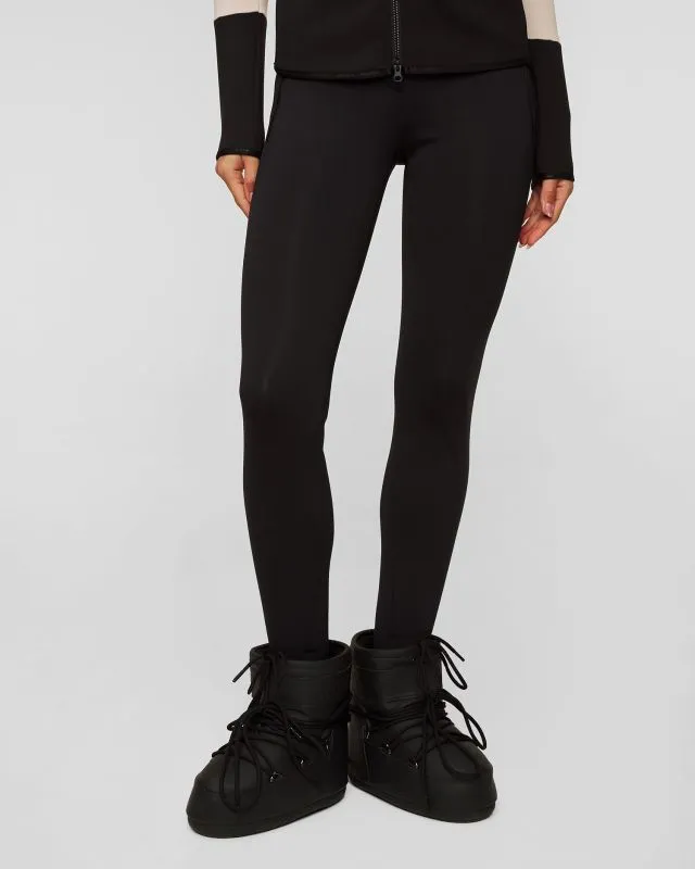 Pantaloni neri con staffe da donna Sportalm Elaine