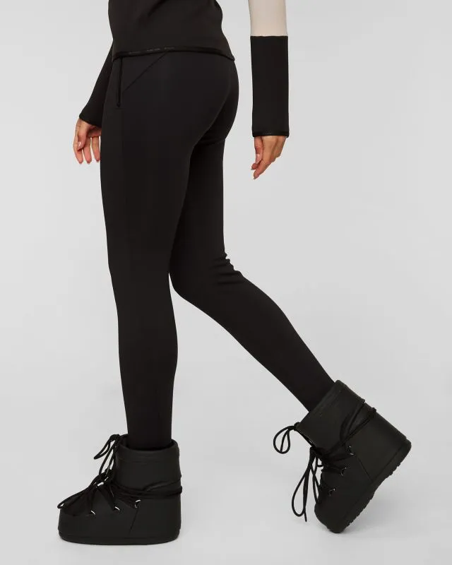 Pantaloni neri con staffe da donna Sportalm Elaine