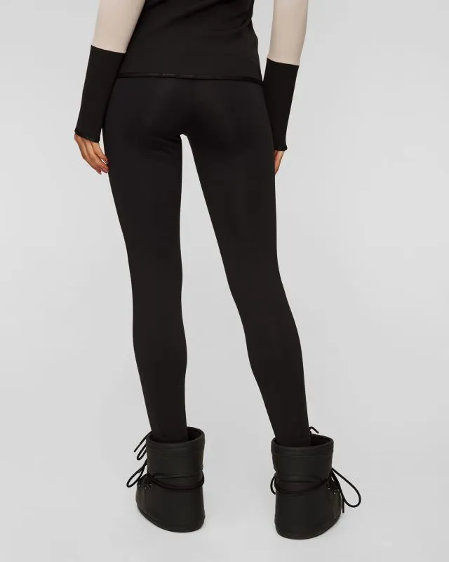 Pantaloni neri con staffe da donna Sportalm Elaine