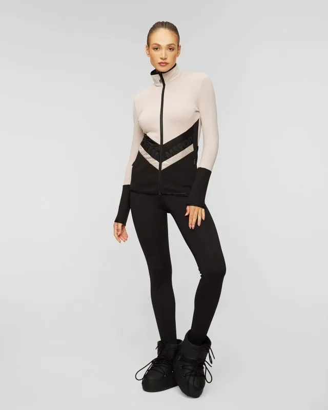 Pantaloni neri con staffe da donna Sportalm Elaine