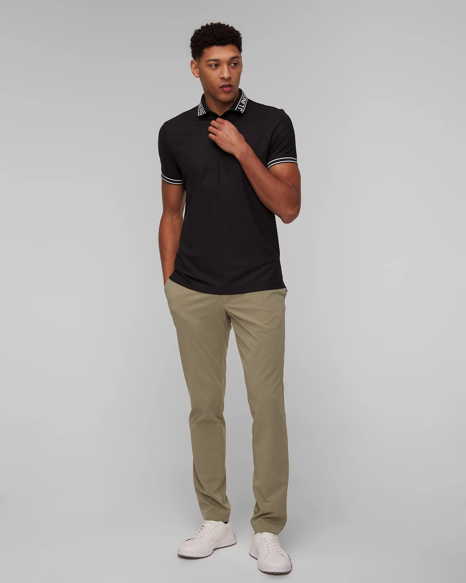 Pantaloni verdi da uomo J.Lindeberg Vent Pant GMPA09696-m311