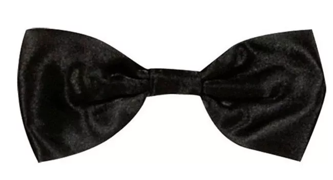 Papillon nero satinato