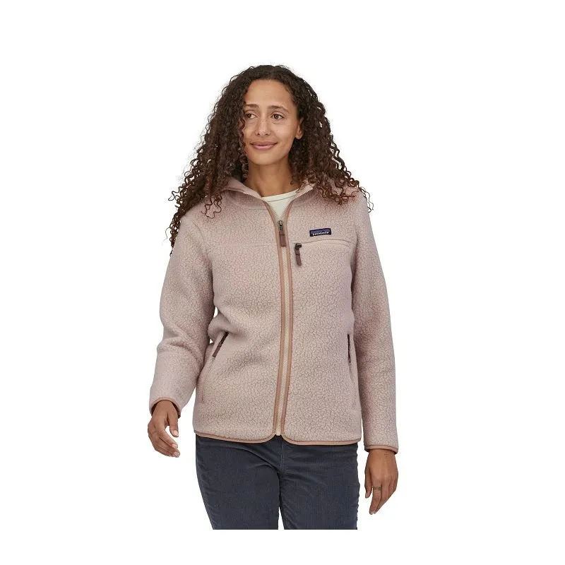 Patagonia Retro Pile (Shroom Taupe) pile con cappuccio da donna