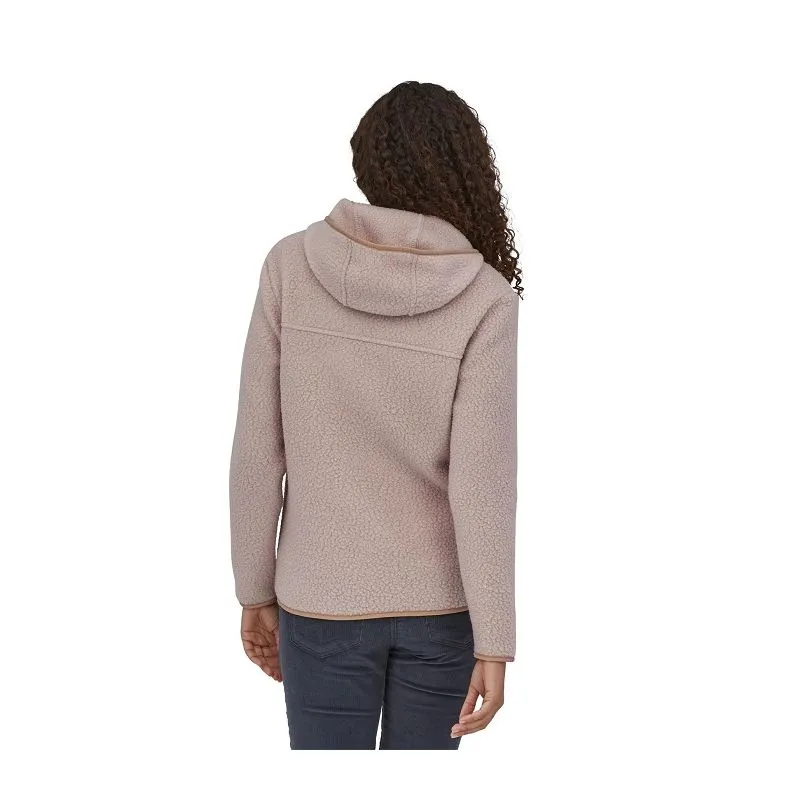 Patagonia Retro Pile (Shroom Taupe) pile con cappuccio da donna