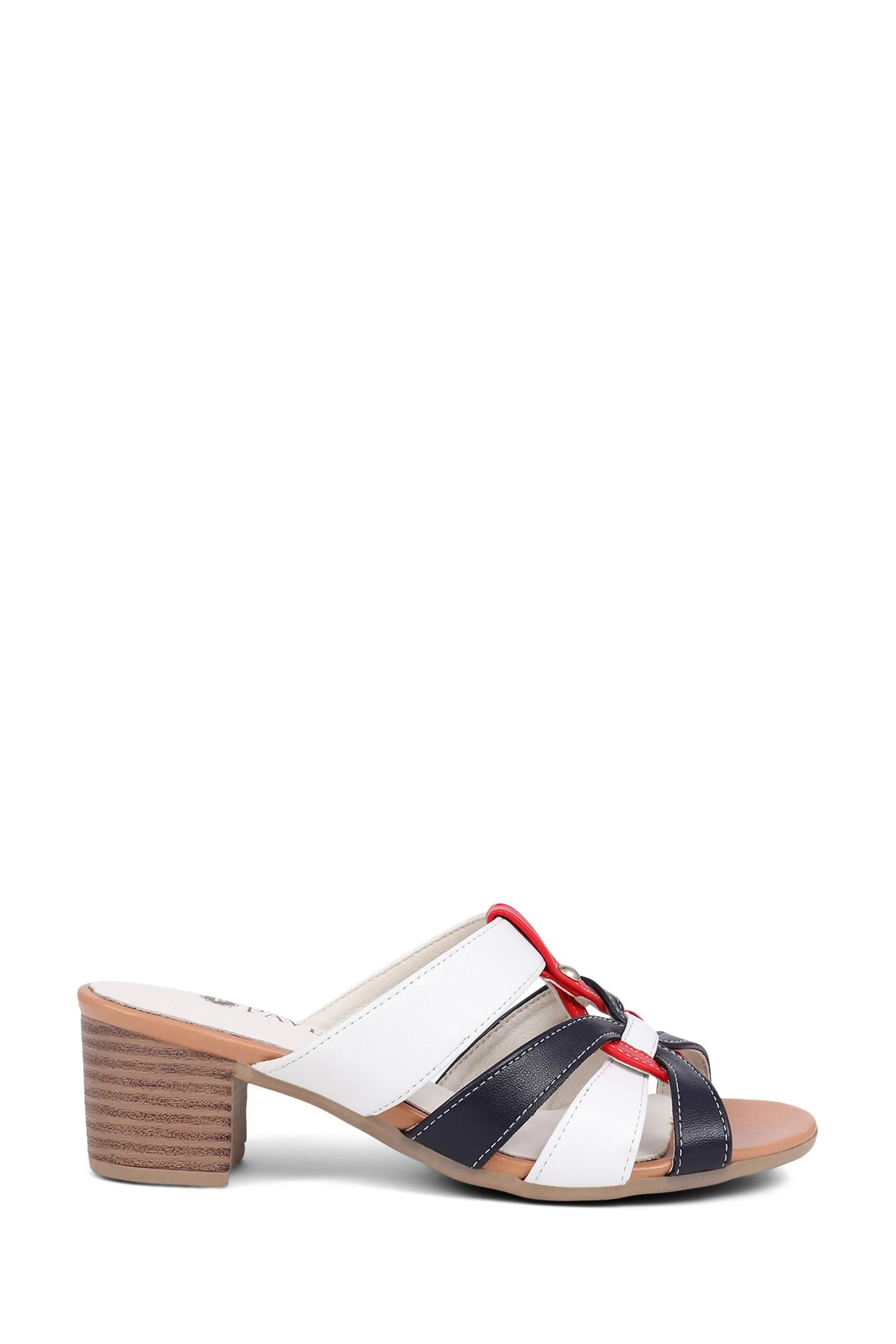 Pavers - Bianco a sabot con tacco largo - Sandali