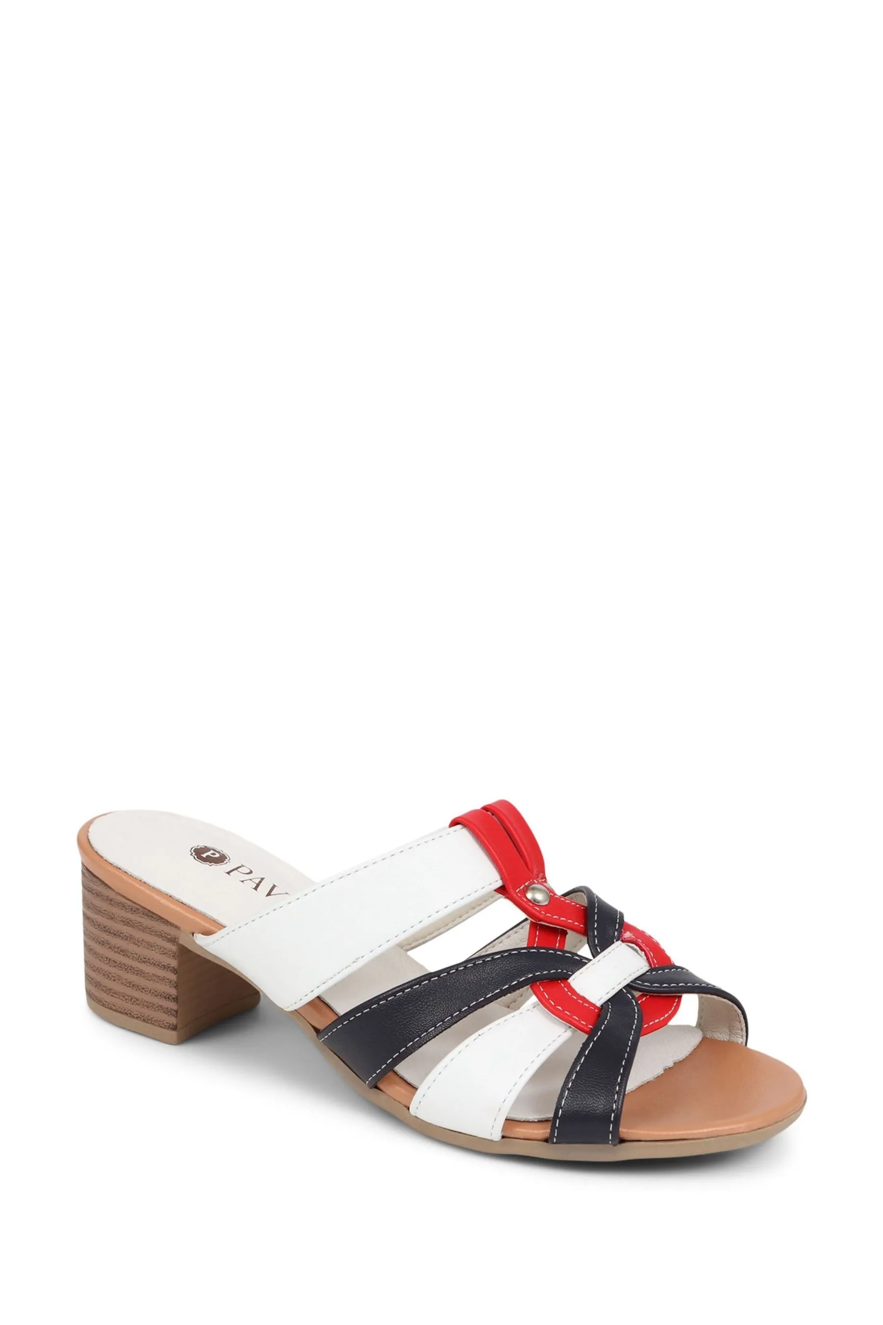 Pavers - Bianco a sabot con tacco largo - Sandali