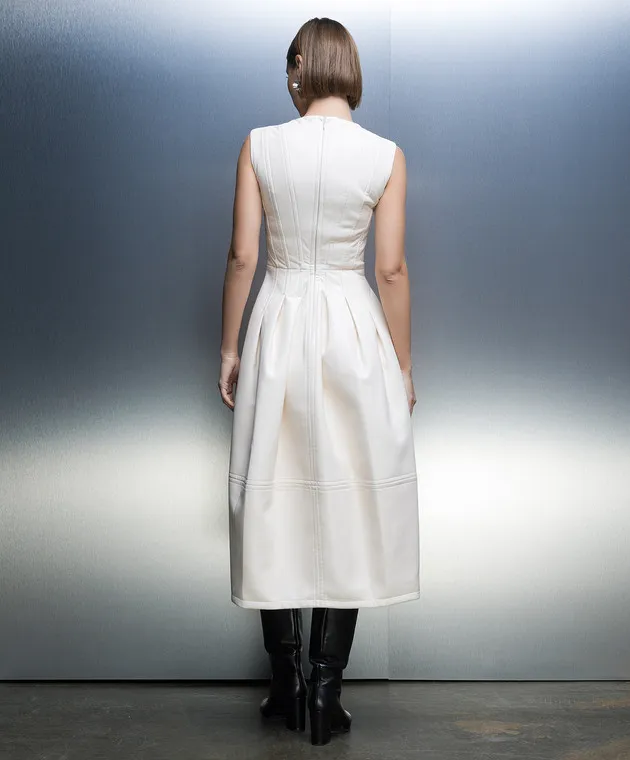 Philosophy di Lorenzo Serafini Abito midi bianco A04027140