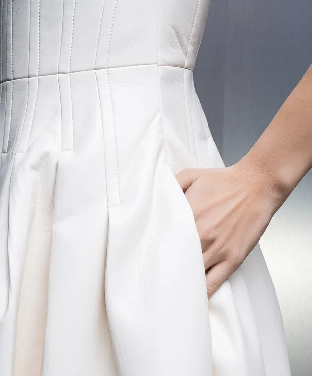 Philosophy di Lorenzo Serafini Abito midi bianco A04027140
