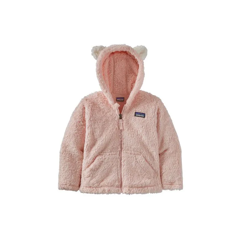 Pile Patagonia Felpa con cappuccio con amici pelosi (rosa marino) Baby