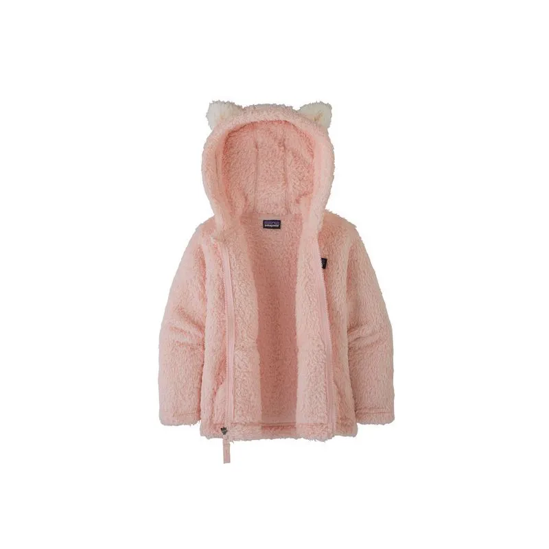 Pile Patagonia Felpa con cappuccio con amici pelosi (rosa marino) Baby