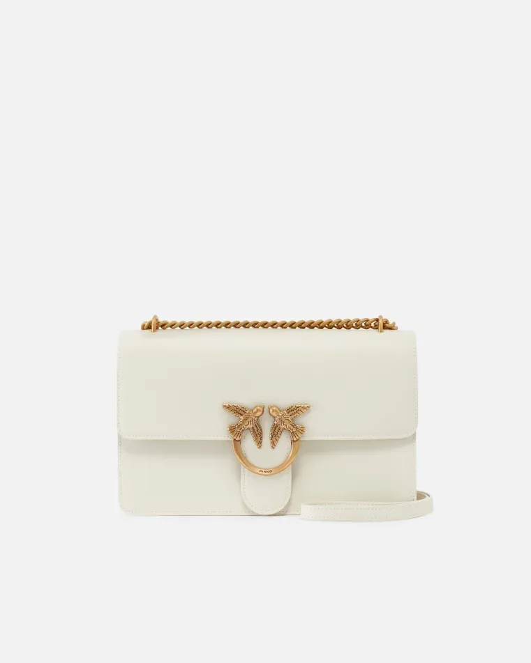 PINKO      Love one classic vitello seta Bianco seta
