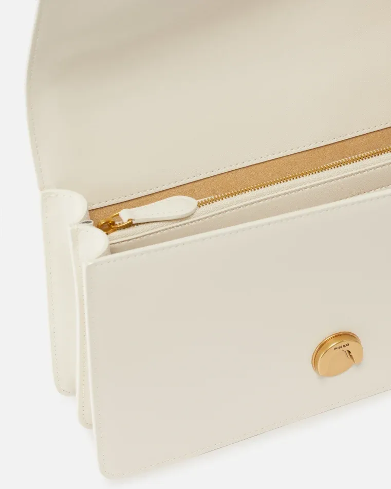 PINKO      Love one classic vitello seta Bianco seta